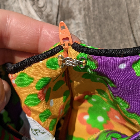 Vintage John Meyer abstract lightweight psychedelic fit n flare mini gogo dress - Picture 6 of 10